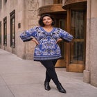 Scarf Print Tunic image number 2