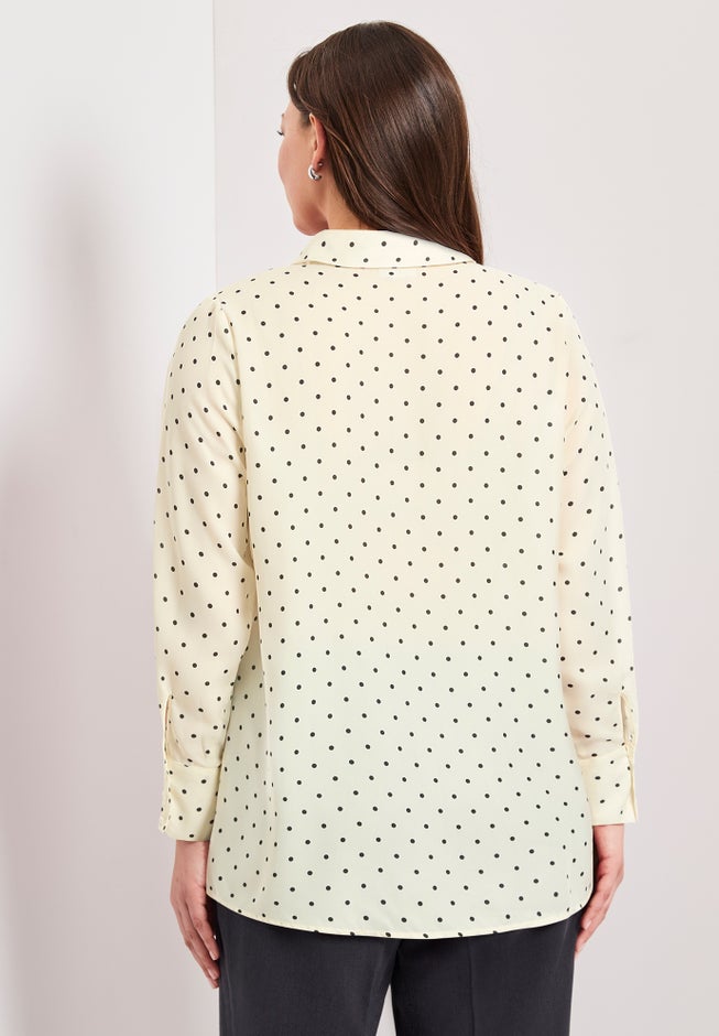 Signature Button Front Blouse image number 1