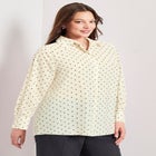 Signature Button Front Blouse image number 2