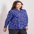 Signature Button Front Blouse image number 2