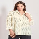 Signature Button Front Blouse image number 0
