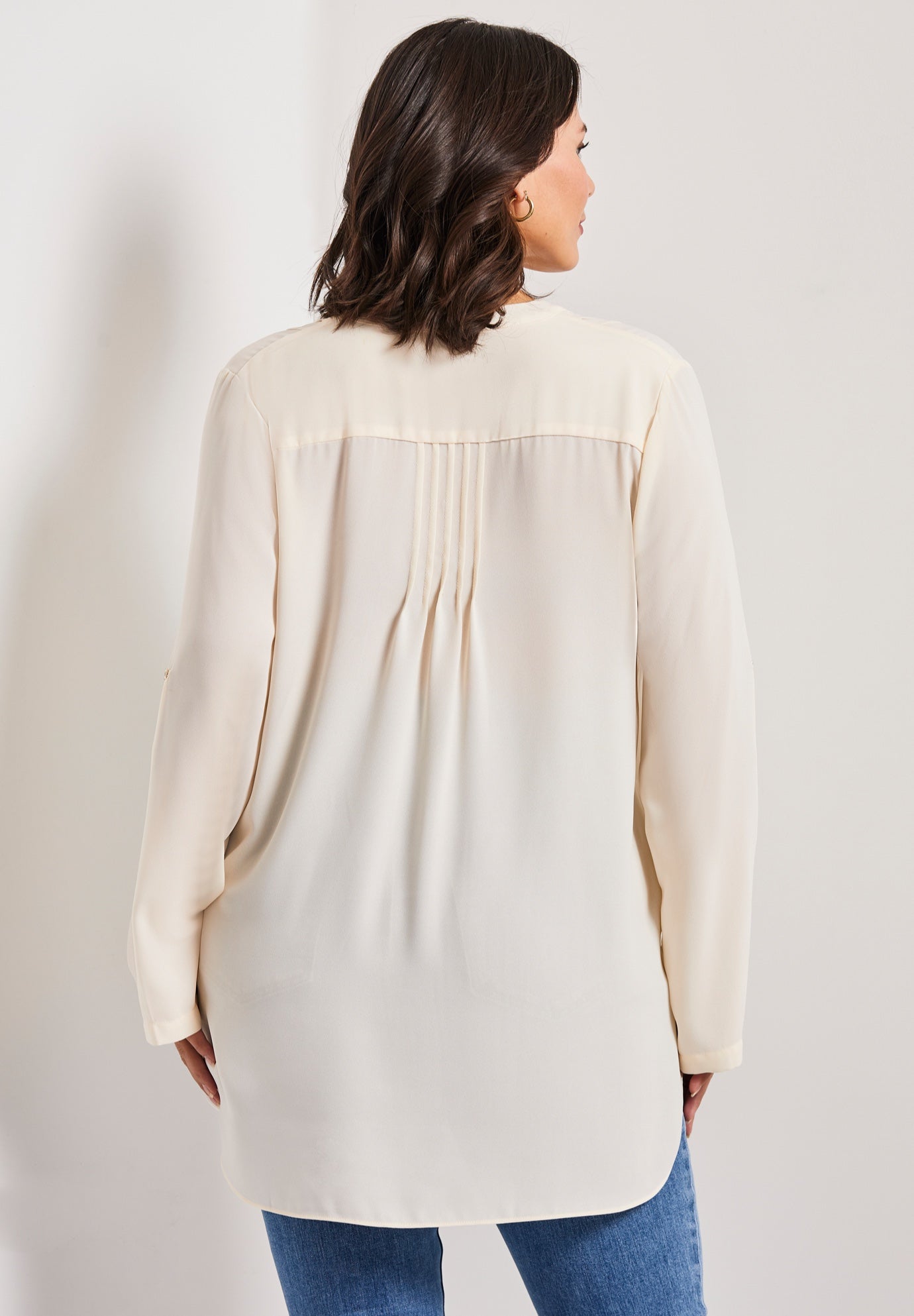 Roll Tab Zip Front Tunic image number 1