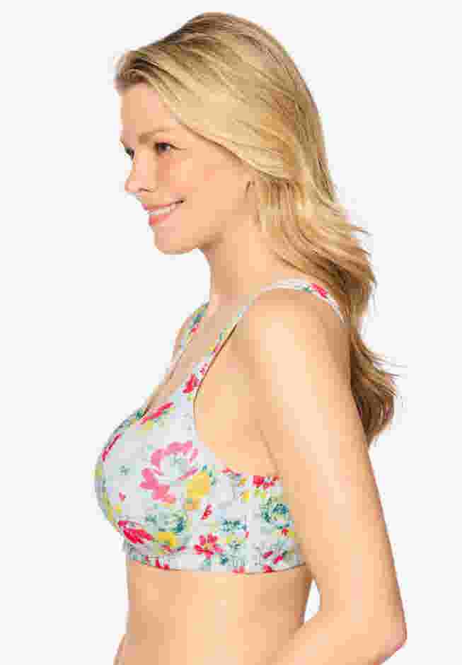 Cotton Wireless Lightly Padded T-Shirt Bra image number 2