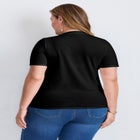 V-Neck Short Sleeve Graphic Tee image number 1