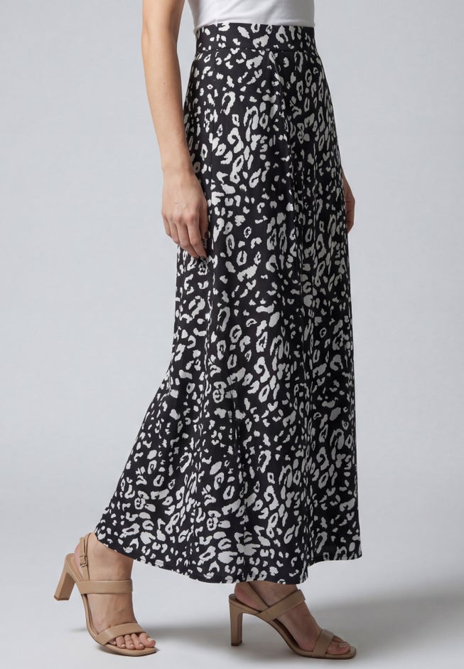 Stretch Knit Maxi Skirt image number 1