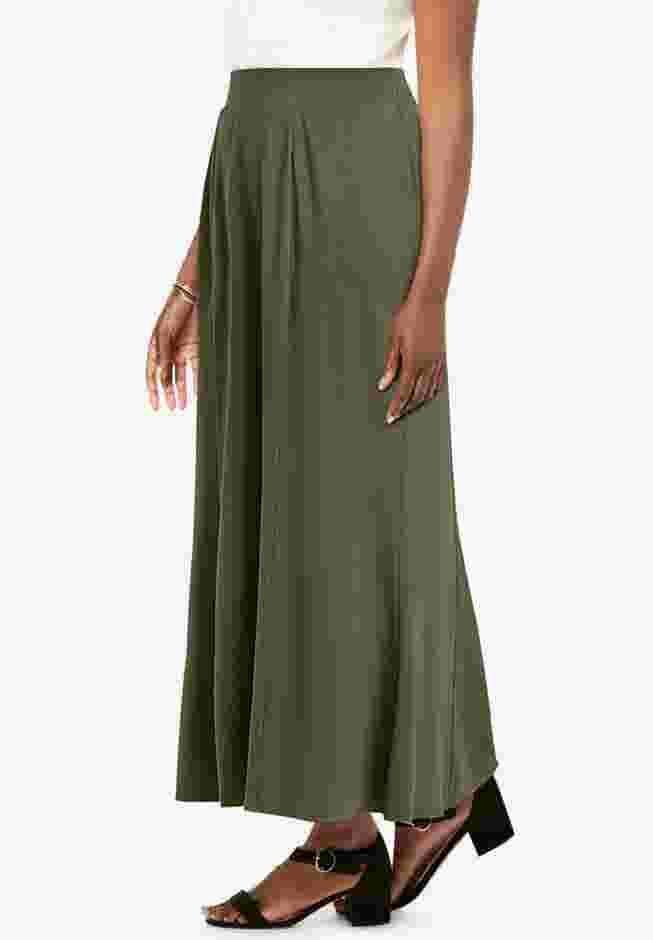 Stretch Knit Maxi Skirt image number 2
