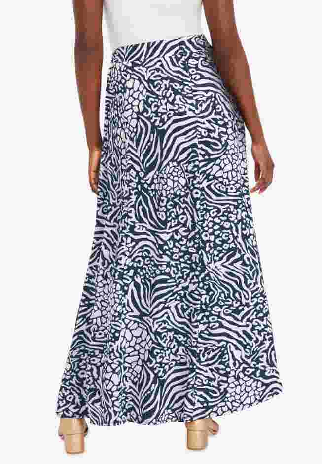 Stretch Knit Maxi Skirt image number 1