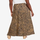 Stretch Knit Maxi Skirt image number null