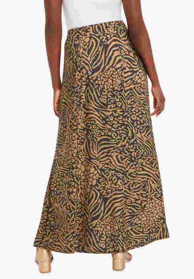 Stretch Knit Maxi Skirt image number 1