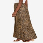 Stretch Knit Maxi Skirt image number null