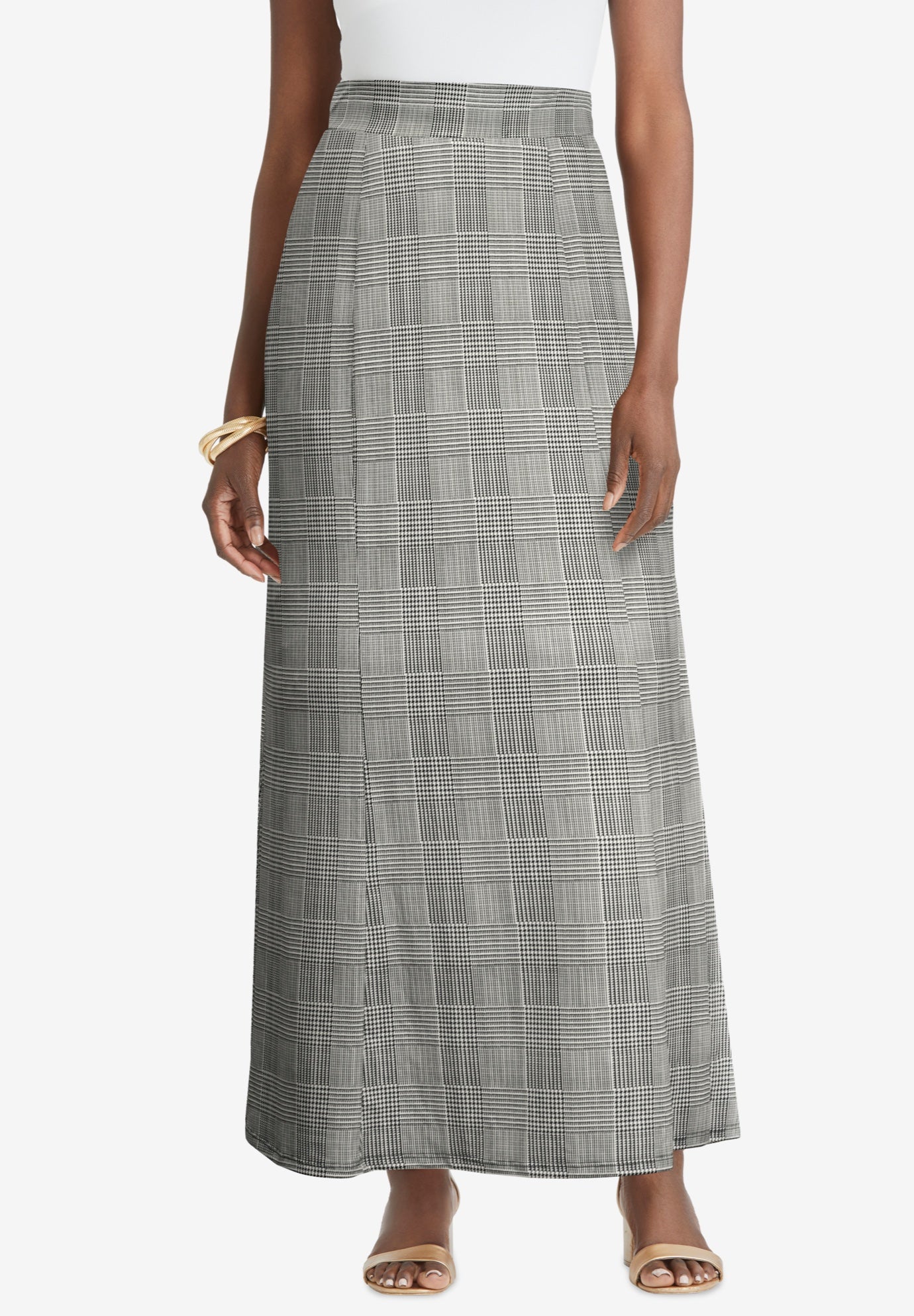 Stretch Knit Maxi Skirt image number 0