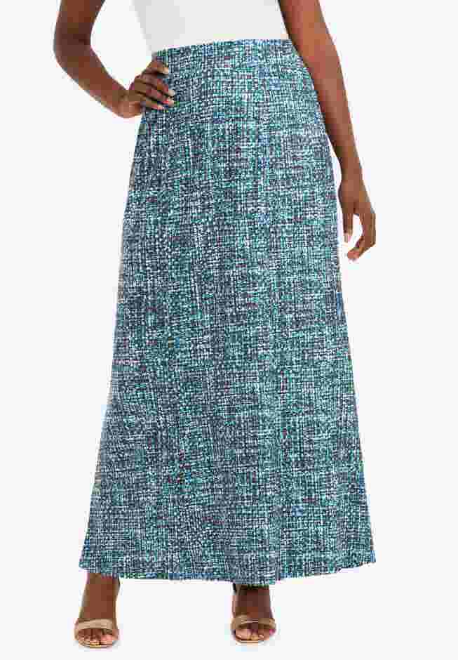 Stretch Knit Maxi Skirt image number 0