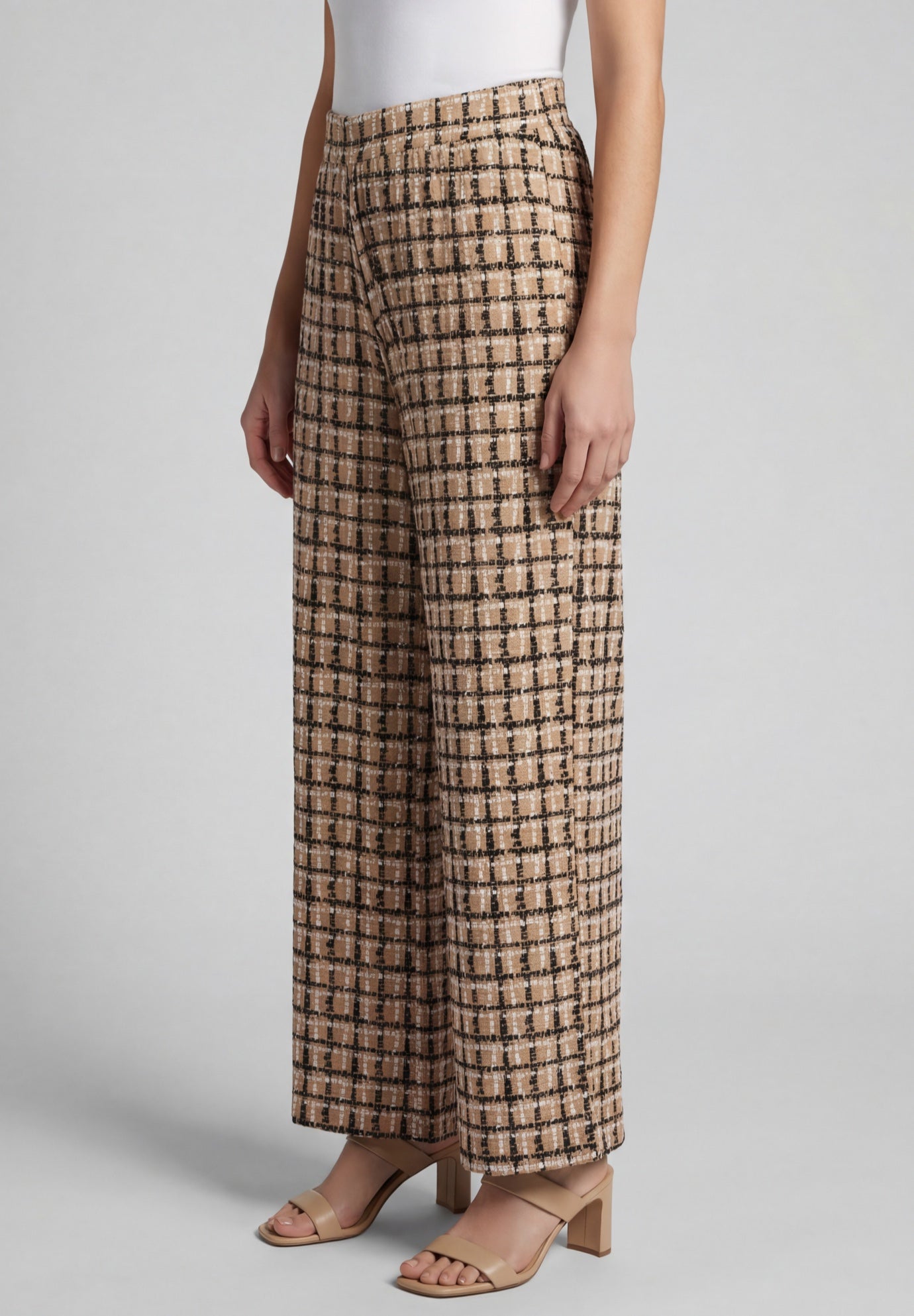 Stretch Knit Wide Leg Pant image number 2