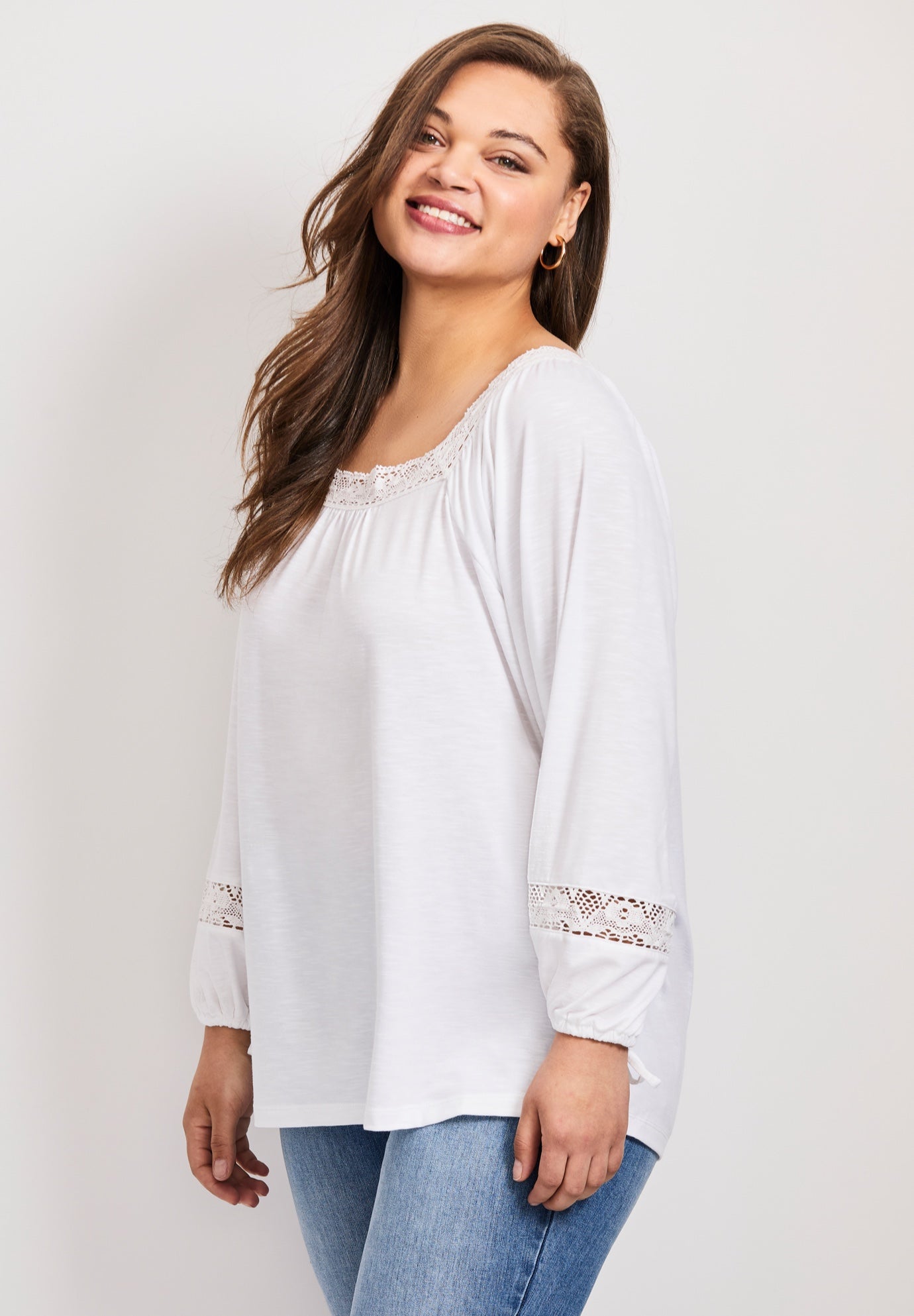 Crochet Trim Top image number 2