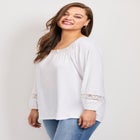 Crochet Trim Top image number null