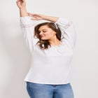 Crochet Trim Top image number null