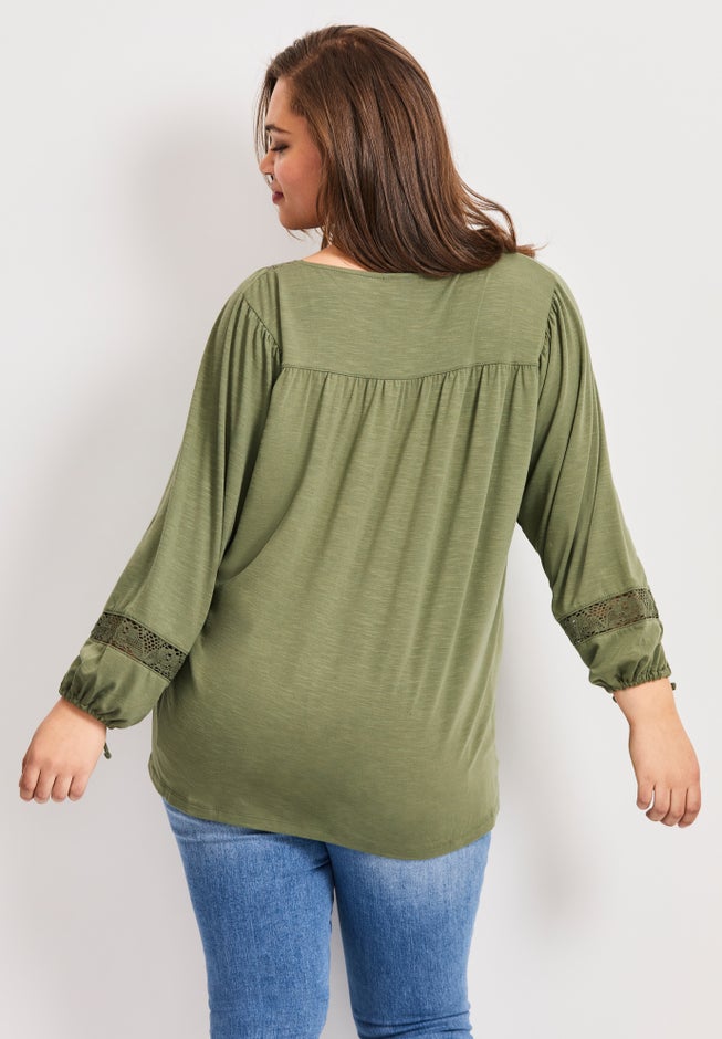 Crochet Trim Top image number 1