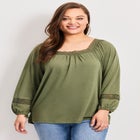 Crochet Trim Top image number null