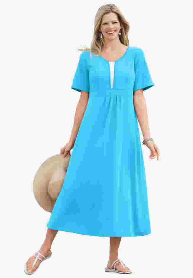 Layered Knit Empire Dress image number 0
