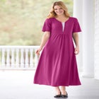 Layered Knit Empire Dress image number null