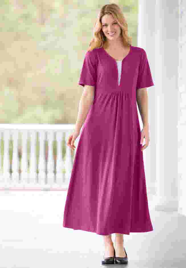 Layered Knit Empire Dress image number 0