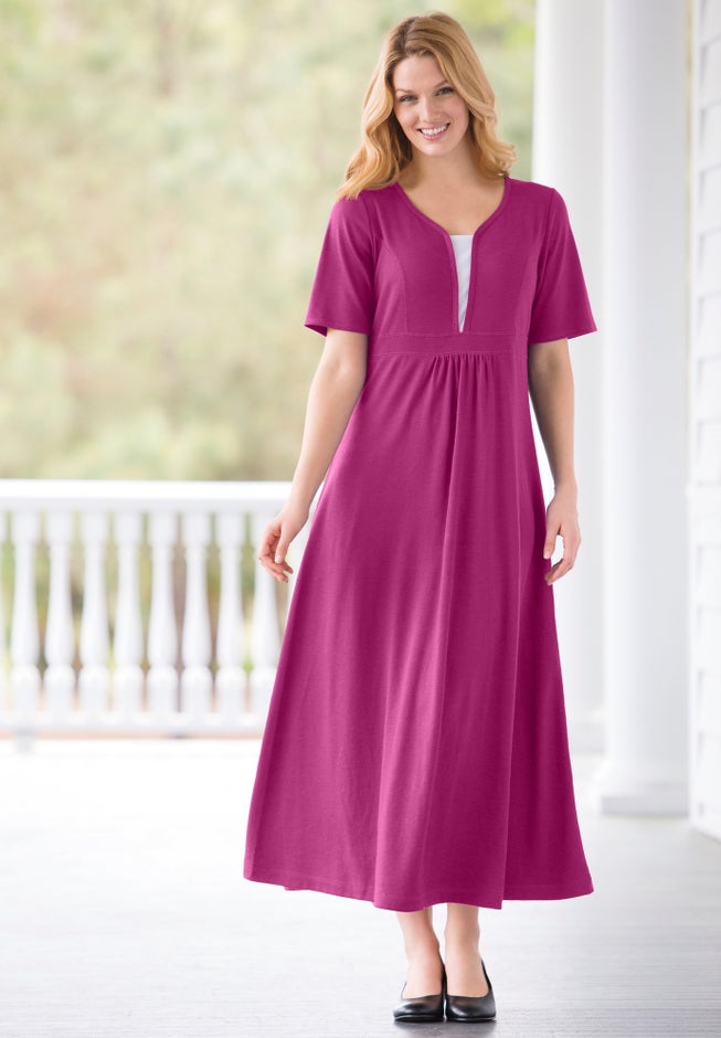 Layered Knit Empire Dress image number 0