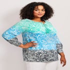 Ombre Print Top image number null
