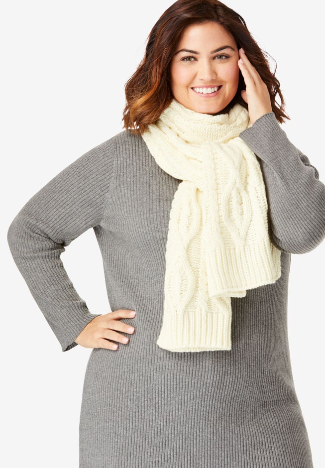 Cable Knit Scarf image number 2