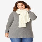 Cable Knit Scarf image number null