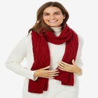 Cable Knit Scarf image number null