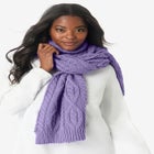 Cable Knit Scarf image number null