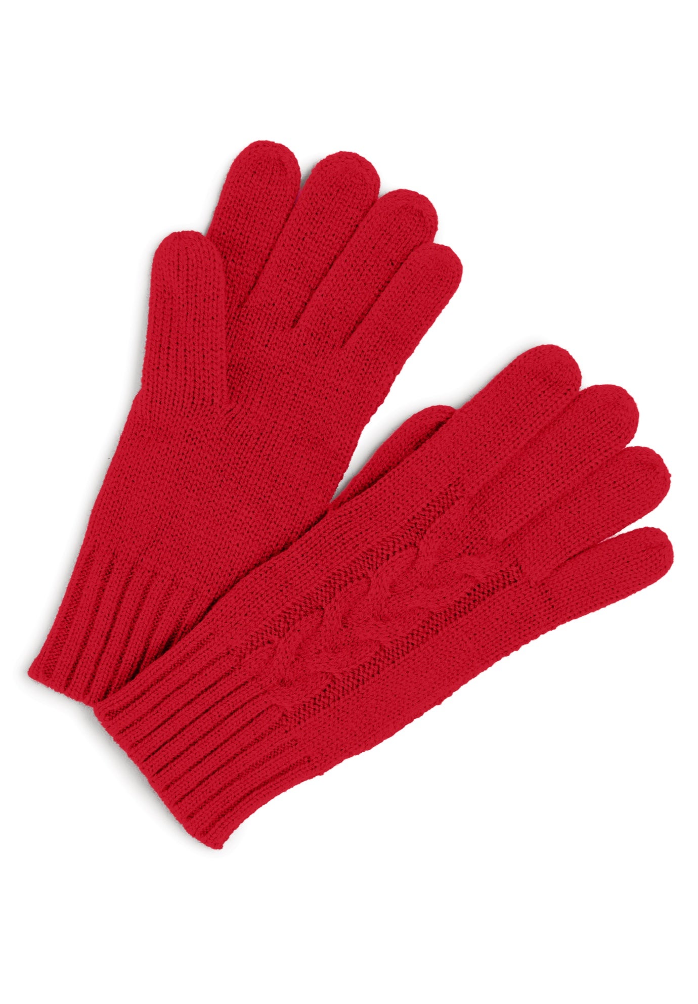 Cable-Knit Gloves image number 0