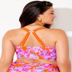 Longline Bra Sized Lettuce Trim Bikini Top image number null