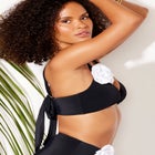 Twist Front Rosette Bikini Top image number null