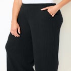 AnyWear Wide Leg Hacci Ribbed Pant image number null