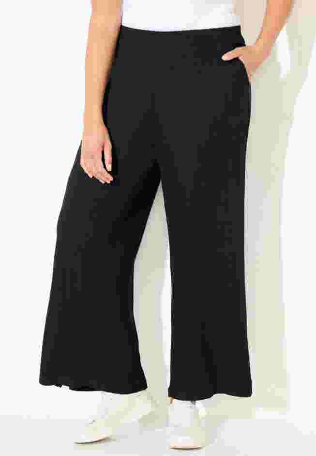 AnyWear Wide Leg Hacci Ribbed Pant image number 0