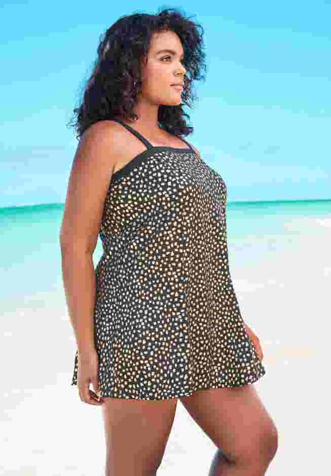 Banded Swim Dress image number 2