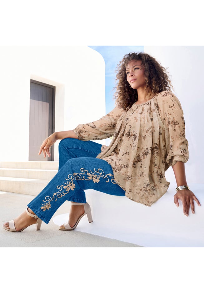 Plus Size Whitney Jean with Invisible Stretch&reg; image number 5