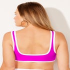 Square Neck Longline Bikini Top image number null