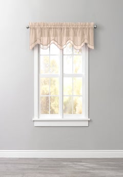 BH Studio Sheer Voile Layered Valance