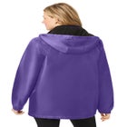 Storm Fleece-Lined Raincoat with Zip-Off Hood image number 1
