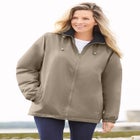 Storm Fleece-Lined Raincoat with Zip-Off Hood image number 0