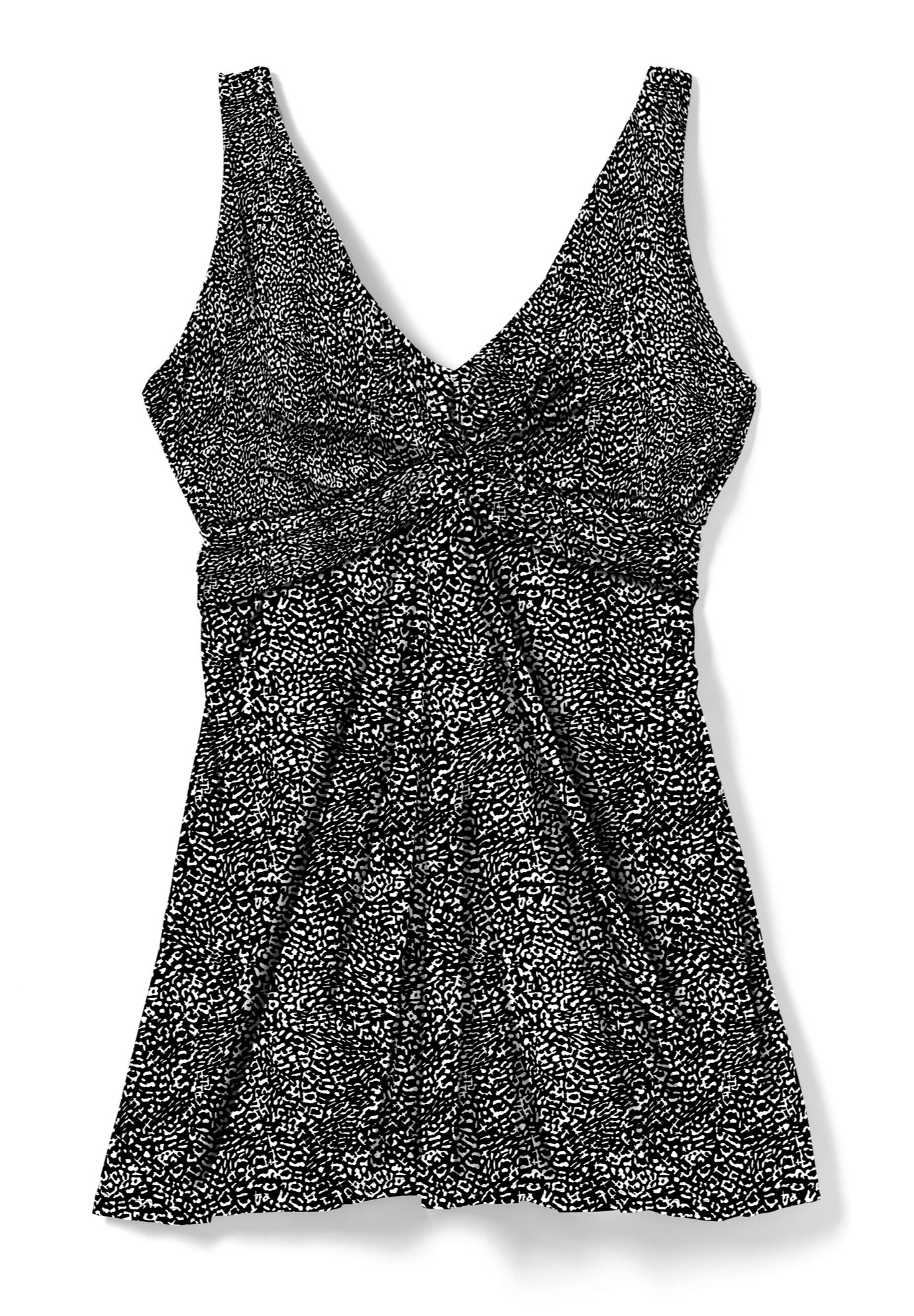 Twist-Front Swim Dress image number 3
