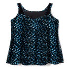 Mesh-Trim Swim Dress image number null