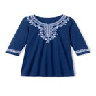 Embroidered Knit Tunic image number null