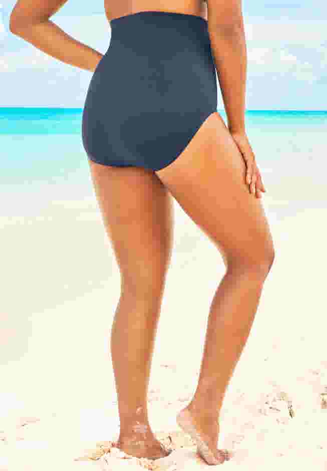 High-Waist Swim Brief with Tummy Control image number 1