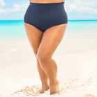 High-Waist Swim Brief with Tummy Control image number null