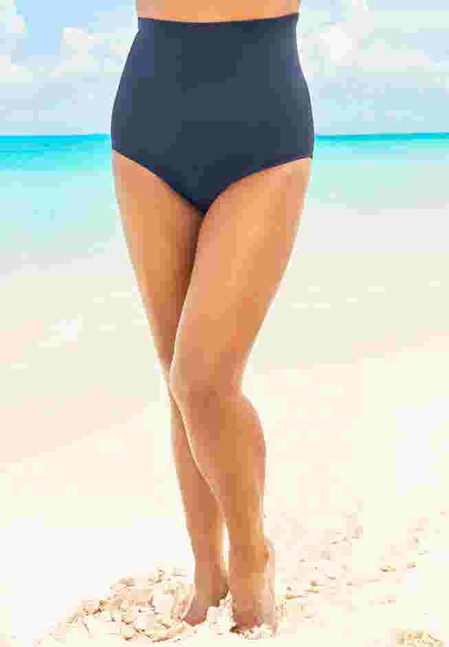 High-Waist Swim Brief with Tummy Control image number 0