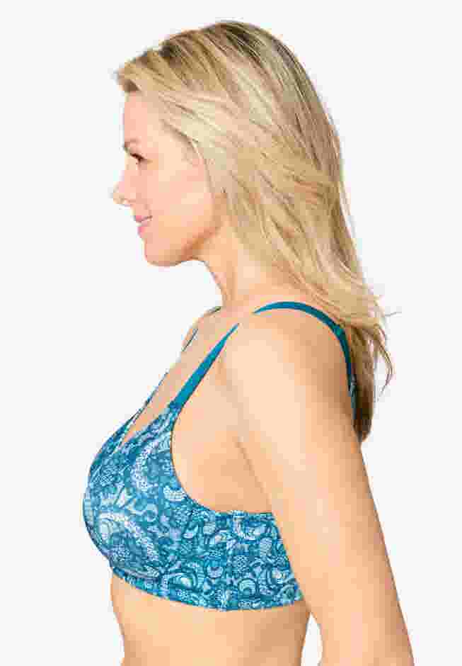 Back-Smoothing Wireless T-Shirt Bra image number 2