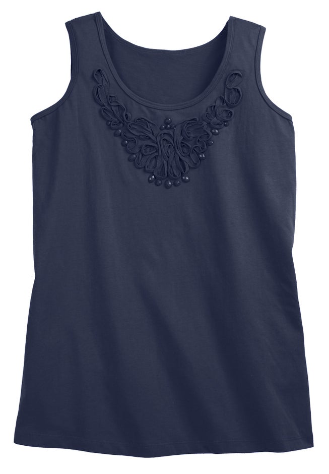 Beaded Tank Top image number 3